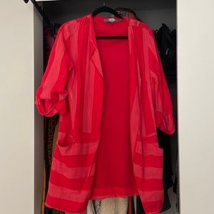 Pink and Red Striped Goldfish Jacket